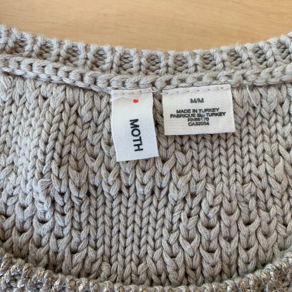 MOTH  by Anthropologie Gold Knit Tank - Picture 2 of 5